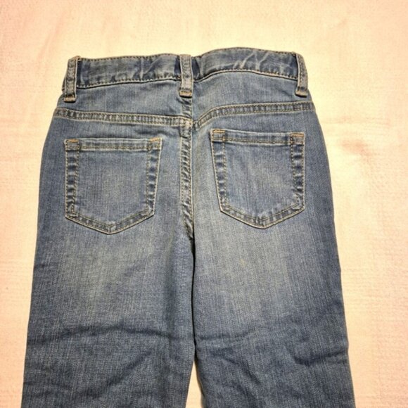 Cat & Jack girls size 6 super skinny stretch adjustable waist, light wash, NWT - Picture 4 of 7